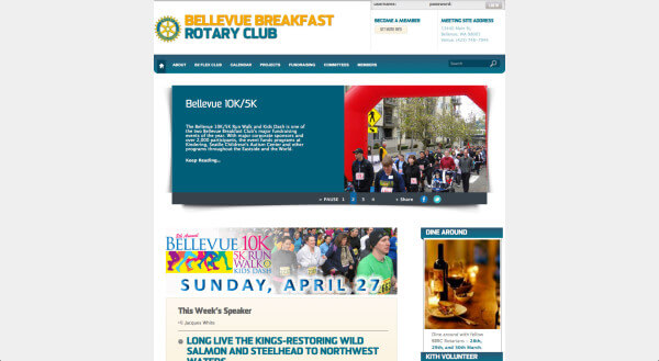 Rotary Theme Home Page