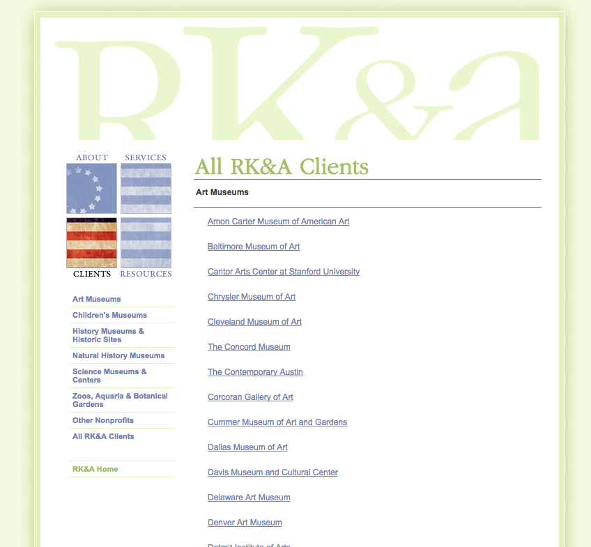 randikorn.com client list page